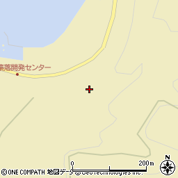 新潟県岩船郡粟島浦村釜谷周辺の地図