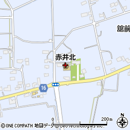 東松島市　赤井北保育所周辺の地図