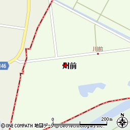 宮城県大崎市鹿島台大迫川前79周辺の地図