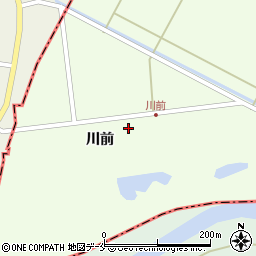 宮城県大崎市鹿島台大迫川前周辺の地図