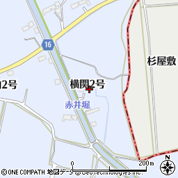 宮城県東松島市赤井横関２号39周辺の地図