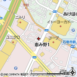 石巻警察署蛇田交番周辺の地図