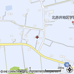 宮城県東松島市赤井寺107周辺の地図