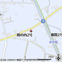 宮城県東松島市赤井関の内２号周辺の地図