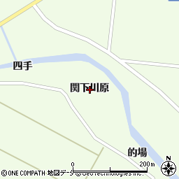 宮城県黒川郡大和町吉田関下川原周辺の地図