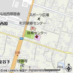 大和町役場　町民研修センター・体育センター周辺の地図