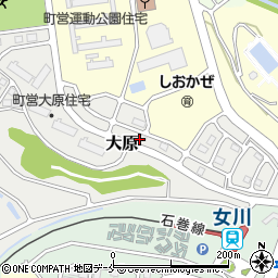 宮城県牡鹿郡女川町大原8周辺の地図