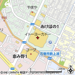 ポッポ 石巻あけぼの店周辺の地図