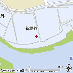 宮城県石巻市南境新堤外周辺の地図