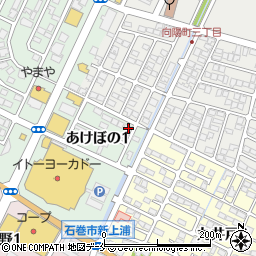 宮城県石巻市あけぼの1丁目4-14周辺の地図