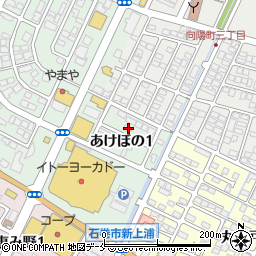 宮城県石巻市あけぼの1丁目4-15周辺の地図