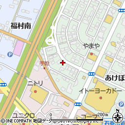 宮城県石巻市あけぼの2丁目5周辺の地図
