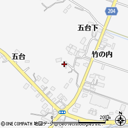 宮城県東松島市大塩五台下周辺の地図