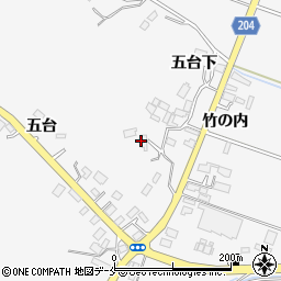 宮城県東松島市大塩（五台下）周辺の地図