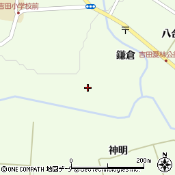 宮城県大和町（黒川郡）吉田（新鎌倉）周辺の地図