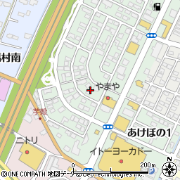宮城県石巻市あけぼの2丁目7周辺の地図