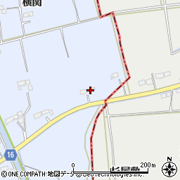宮城県東松島市赤井横関76周辺の地図