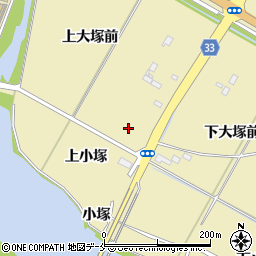 宮城県石巻市大瓜上大塚前周辺の地図