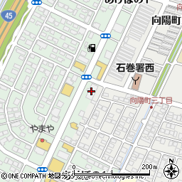セブンイレブン石巻あけぼの店周辺の地図