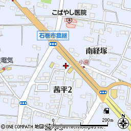 仙臺ホルモンガッツ石巻蛇田店周辺の地図