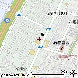 宮城県石巻市あけぼの2丁目4-3周辺の地図