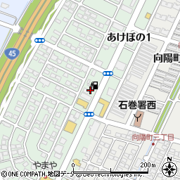 宮城県石巻市あけぼの2丁目4周辺の地図