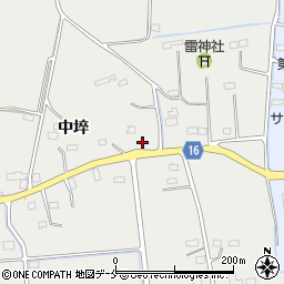 宮城県石巻市須江中埣周辺の地図