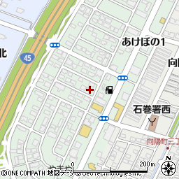 宮城県石巻市あけぼの2丁目11-1周辺の地図