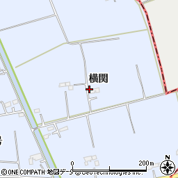 宮城県東松島市赤井横関周辺の地図