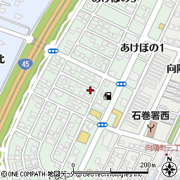 宮城県石巻市あけぼの2丁目11-18周辺の地図