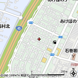 宮城県石巻市あけぼの2丁目11-6周辺の地図