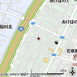 宮城県石巻市あけぼの2丁目11-7周辺の地図