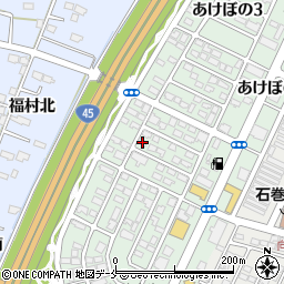 宮城県石巻市あけぼの2丁目11-8周辺の地図