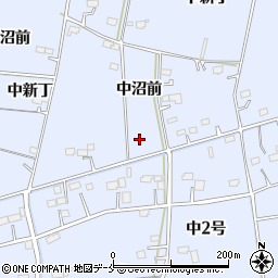 宮城県東松島市赤井中沼前周辺の地図
