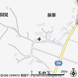 宮城県東松島市大塩前峯3周辺の地図