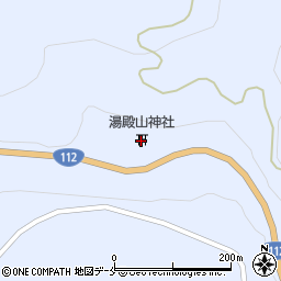 湯殿山神社周辺の地図