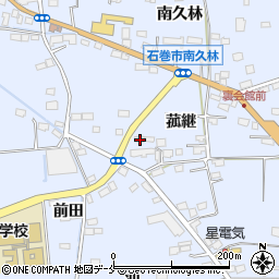 宮城県石巻市蛇田菰継23周辺の地図