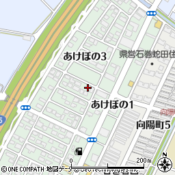 宮城県石巻市あけぼの3丁目6-13周辺の地図