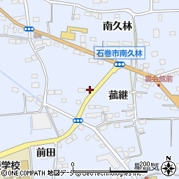 宮城県石巻市蛇田菰継21周辺の地図