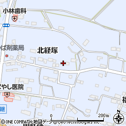 宮城県石巻市蛇田北経塚58周辺の地図