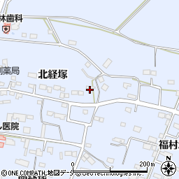 宮城県石巻市蛇田北経塚53周辺の地図