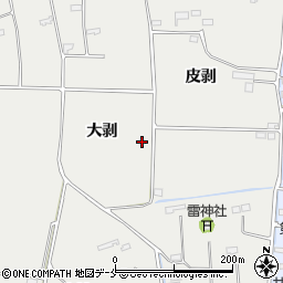 宮城県石巻市須江大剥周辺の地図