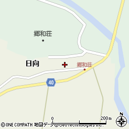 宮城県黒川郡大郷町粕川日向周辺の地図