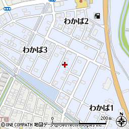 宮城県石巻市わかば周辺の地図
