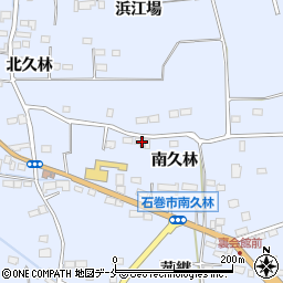 宮城県石巻市蛇田南久林周辺の地図