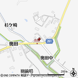 大衡村公民館奥田分館周辺の地図