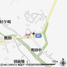 宮城県黒川郡大衡村奥田熊野前周辺の地図