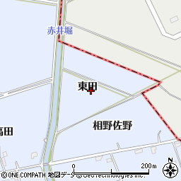 宮城県東松島市赤井（東田）周辺の地図