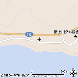 西川町役場　月山湖水の文化館周辺の地図