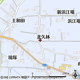 宮城県石巻市蛇田北久林2-5周辺の地図